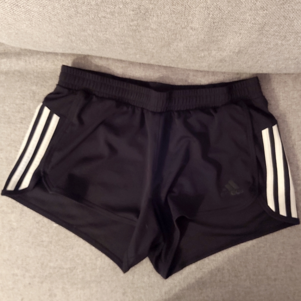 Adidas, small, black shorts